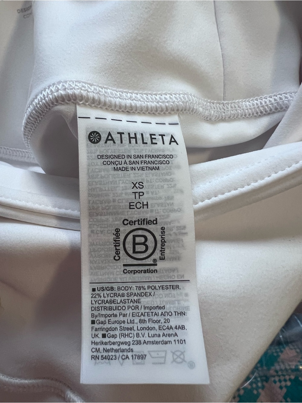 #477 Athleta Elation Ultra High Rise 7/8 Leggings Bright White XS NWT - Picture 6 of 7